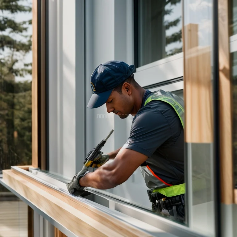 Werkzeuge für Fenstermontage